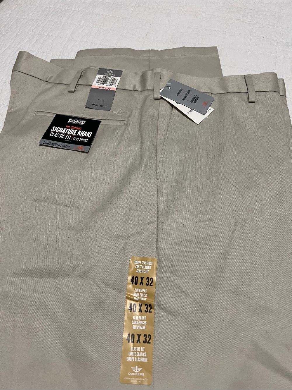 Dockers Khaki Pants in Light Beige